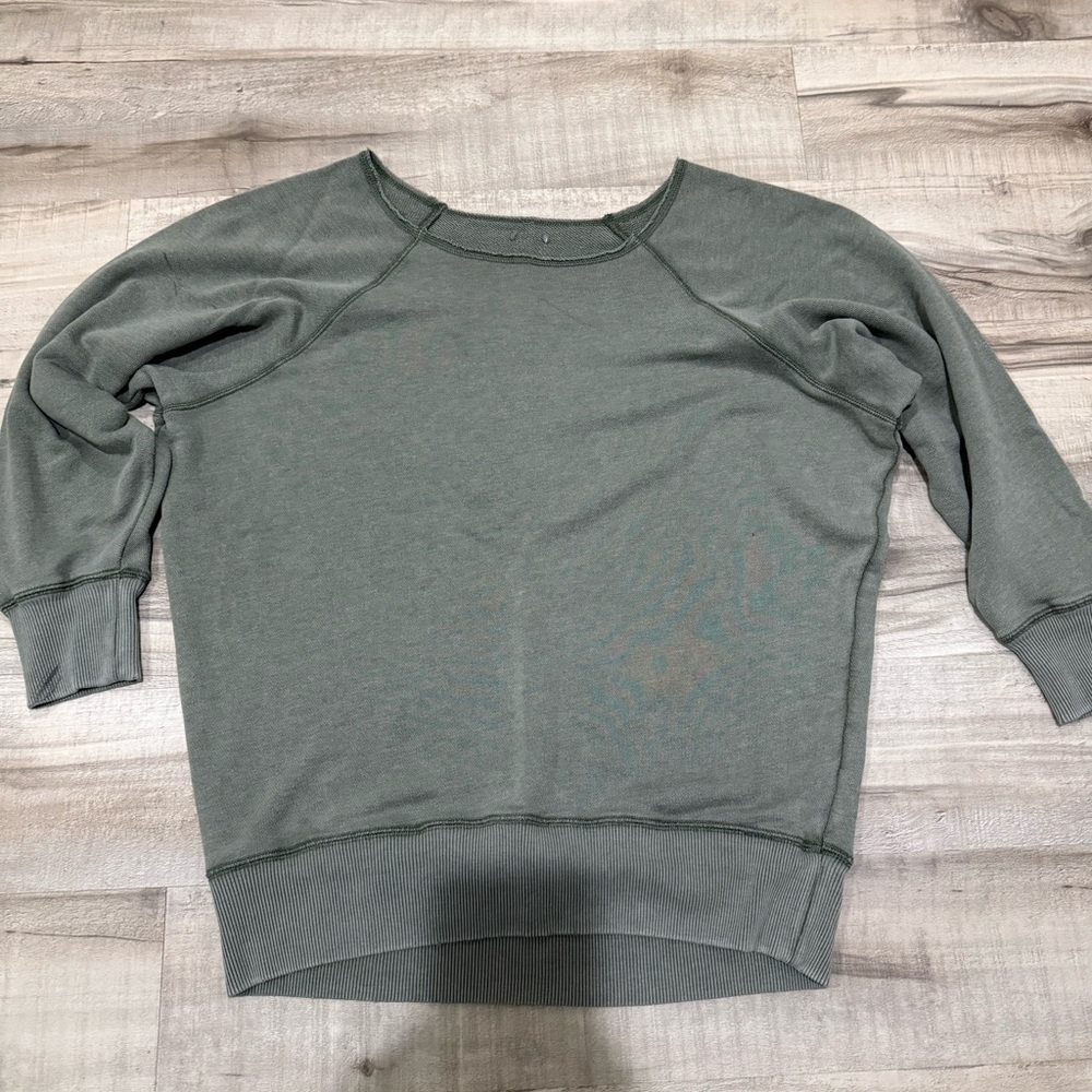 Aerie Sweatshirt Size Small Dark Green